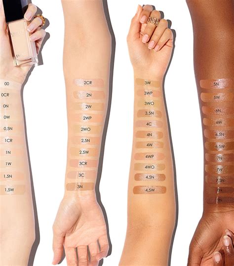 forever skin dior|dior forever foundation color chart.